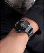 Montre Guess GW0833G2 Homme – Cadran Noir Bracelet Acier Noir