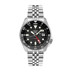 Montre Seiko SSK001K1 Automatique GMT Acier Cadran Noir