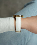 Montre Michael Kors Sage MK4818 – Cuir Blanc & Cadran Nacre