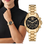 Montre Femme Michael Kors Bradshaw MK6959 – Noir & Doré