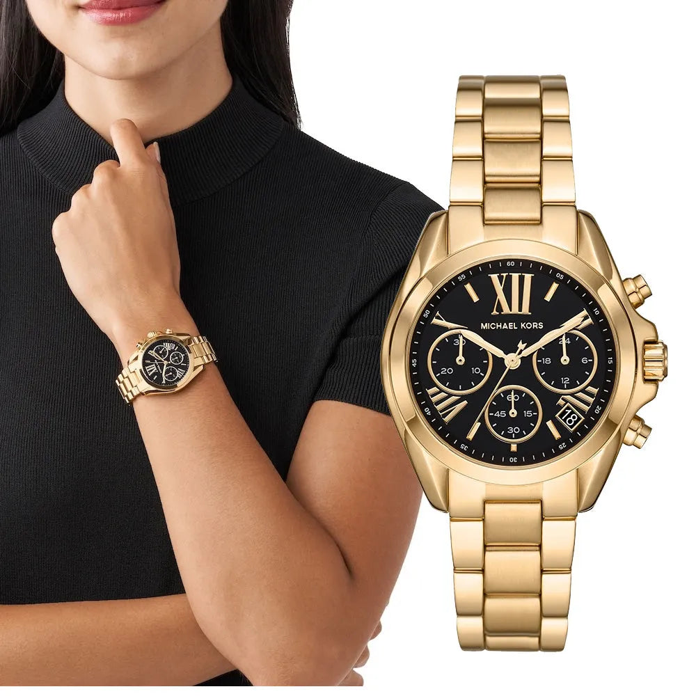 Montre Femme Michael Kors Bradshaw MK6959 – Noir & Doré