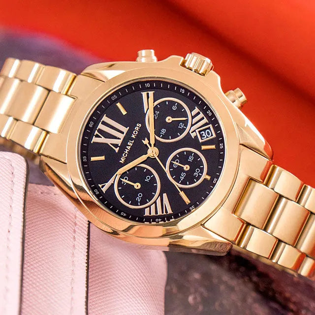 Montre Femme Michael Kors Bradshaw MK6959 – Noir & Doré