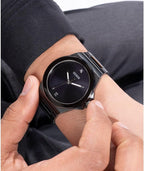 Montre Guess GW0833G2 Homme – Cadran Noir Bracelet Acier Noir
