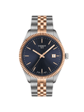 Montre Tissot Ballade 40 mm Homme – Cadran Bleu Bicolore Or Rose