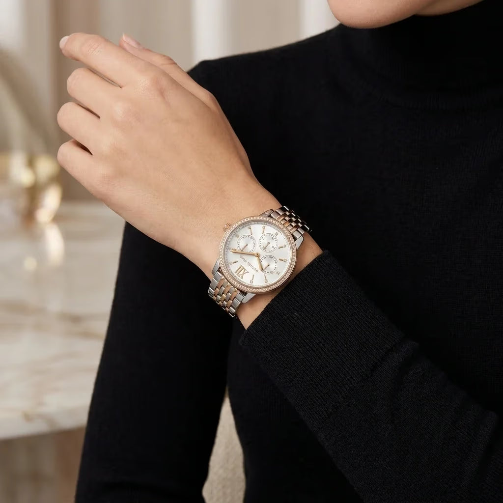 Montre Michael Kors Melissa MKO1117 Femme Bicolore 35 mm