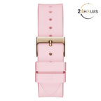 Montre analogique Guess pour femme cadran blanc 39 mm référence GW0541L2
