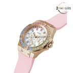 Montre analogique Guess pour femme cadran blanc 39 mm référence GW0541L2