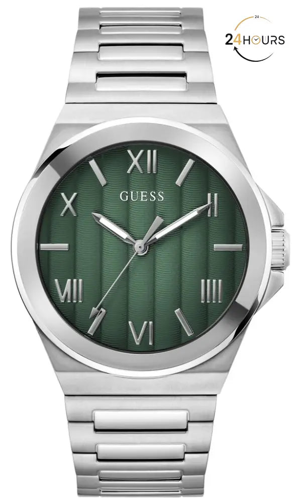 Montre-bracelet argentée pour homme Guess - GW0789G1 | 24hours.ma