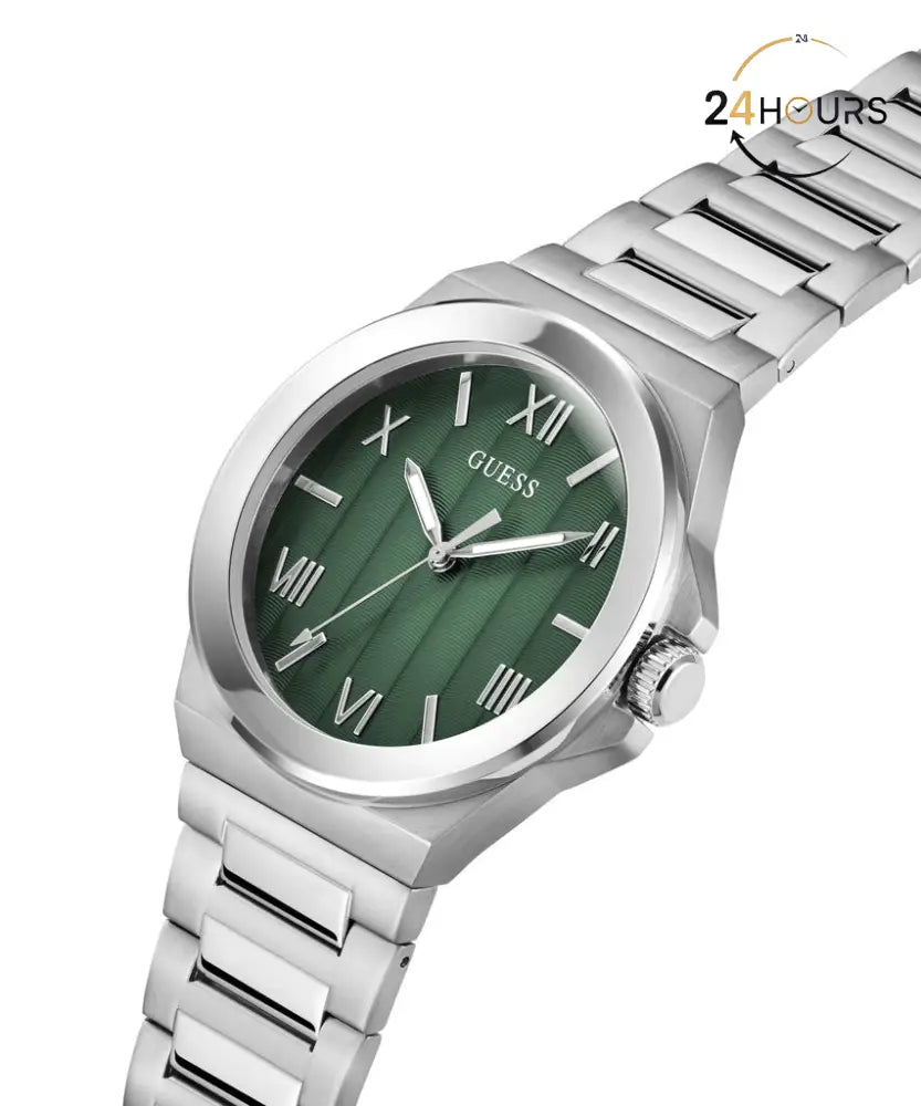 Montre-bracelet argentée pour homme Guess - GW0789G1 | 24hours.ma