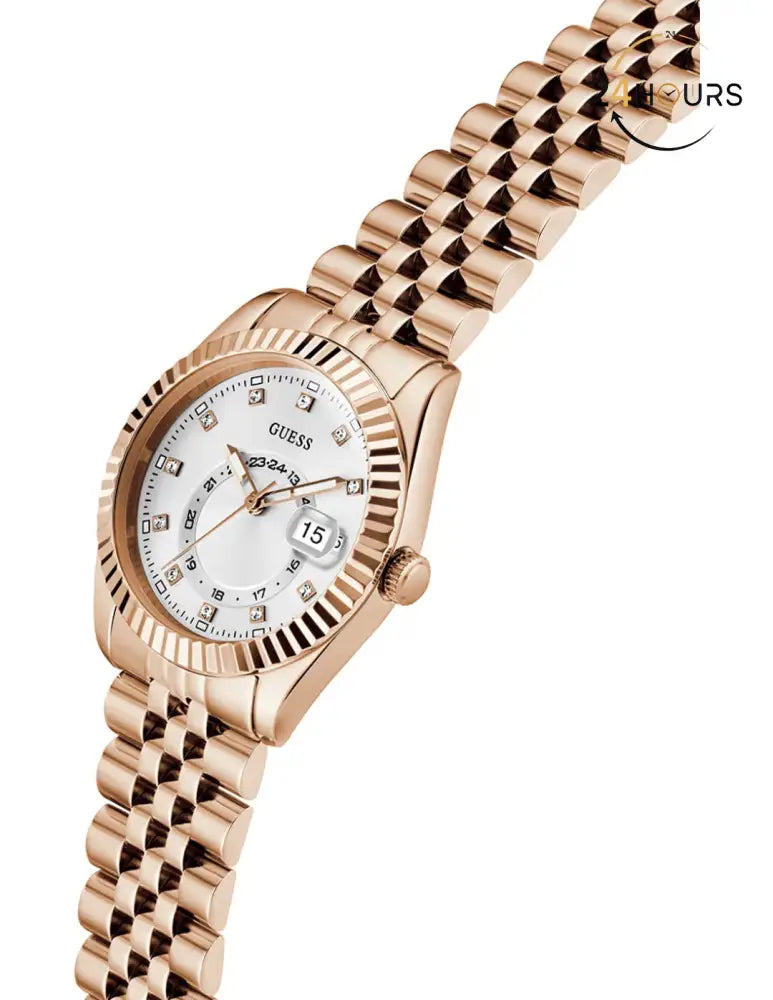 Montre Femme Guess Jada GW0936L4 cadran blanc bracelet acier