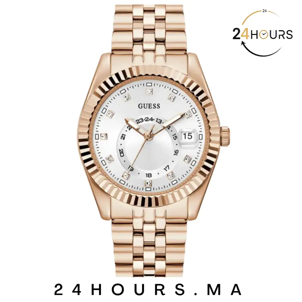 Montre Femme Guess Jada GW0936L4 cadran blanc bracelet acier