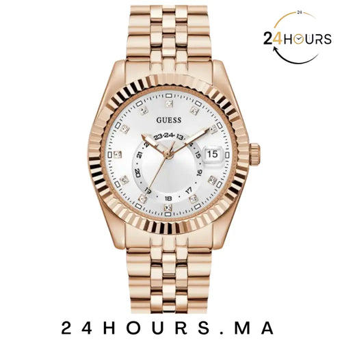 Montre Femme Guess Jada GW0936L4 cadran blanc bracelet acier