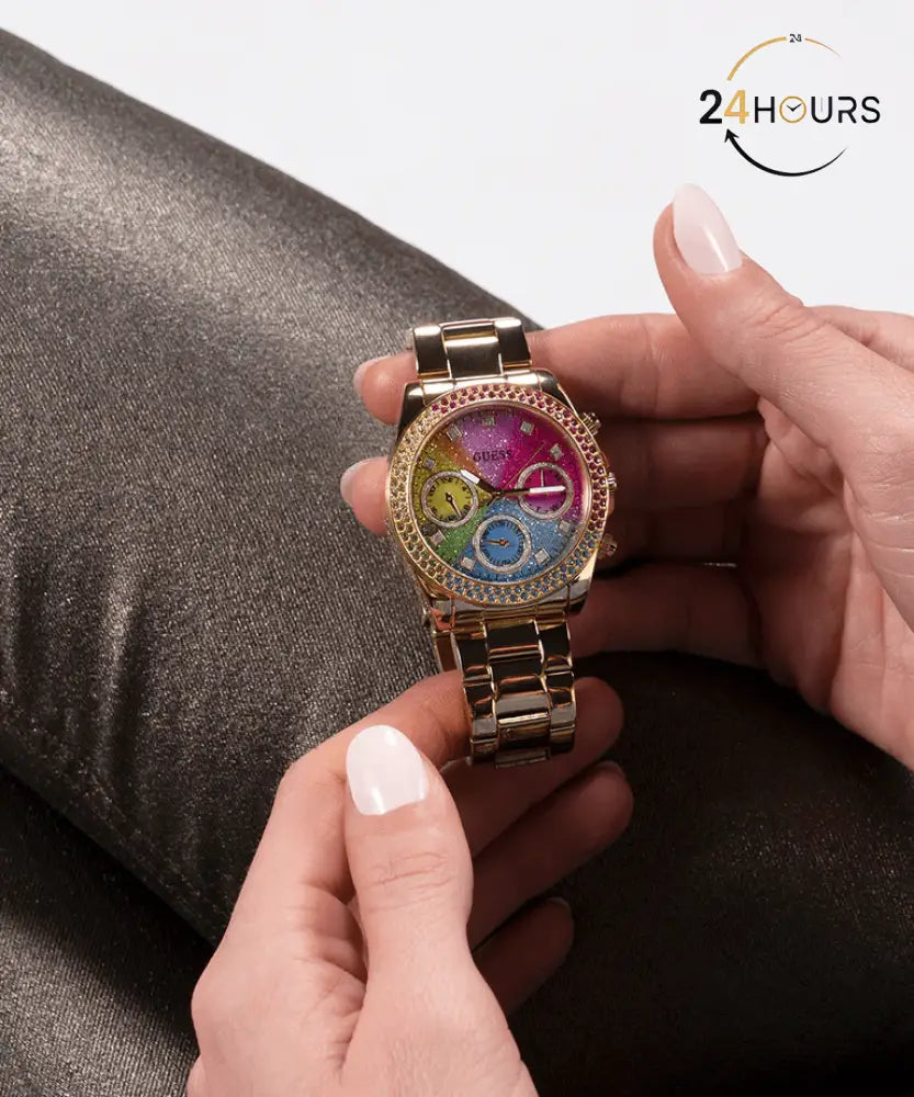 Montre Femme Guess Ladies Sol Gold Tone GW0483L4
