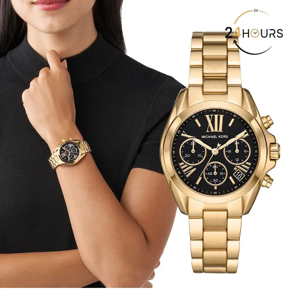 Montre Femme Michael Kors Bradshaw MK6959 – Noir & Doré