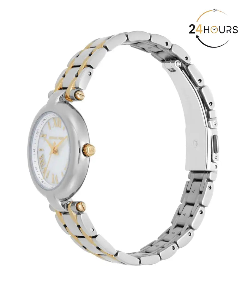 Montre Femme Michael Kors Laney MK4895 Bicolore Acier et Doré 30mm
