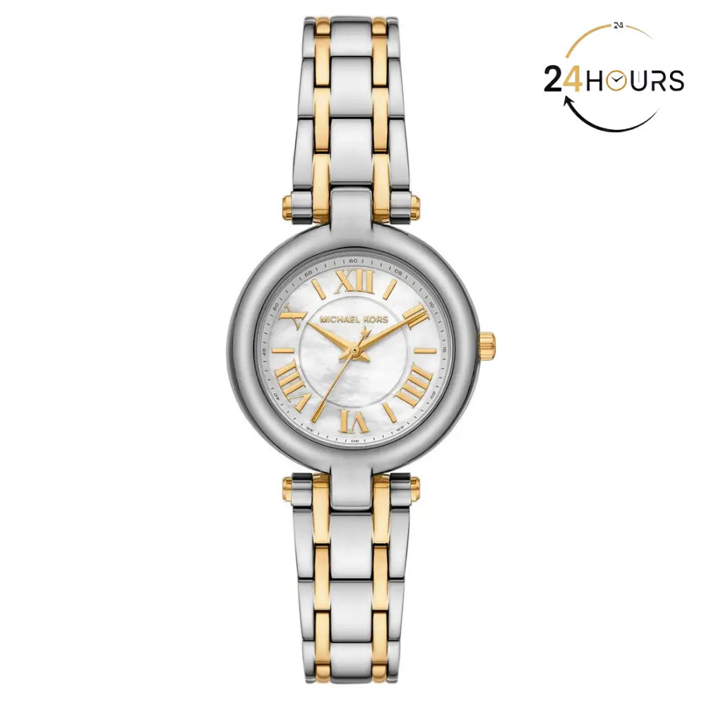 Montre Femme Michael Kors Laney MK4895 Bicolore Acier et Doré 30mm