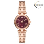 Montre Femme Michael Kors Laney MKO1084 Or Rose et Cadran Bordeaux