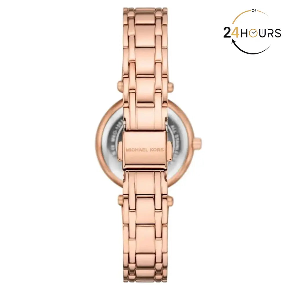 Montre Femme Michael Kors Laney MKO1084 Or Rose et Cadran Bordeaux