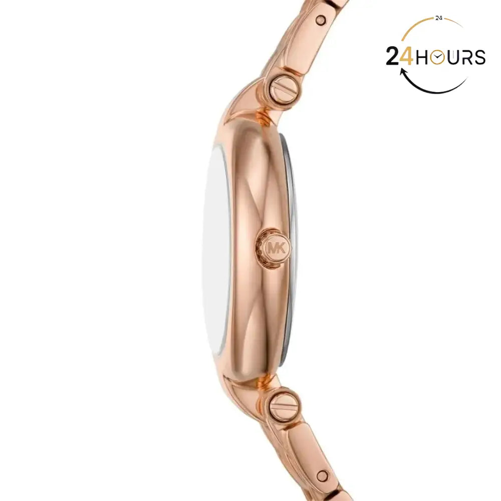 Montre Femme Michael Kors Laney MKO1084 Or Rose et Cadran Bordeaux