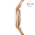 Montre Femme Michael Kors Laney MKO1084 Or Rose et Cadran Bordeaux