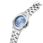 Montre Guess Empress bleue à cadran rond à quartz analogique pour femme GW0873L1