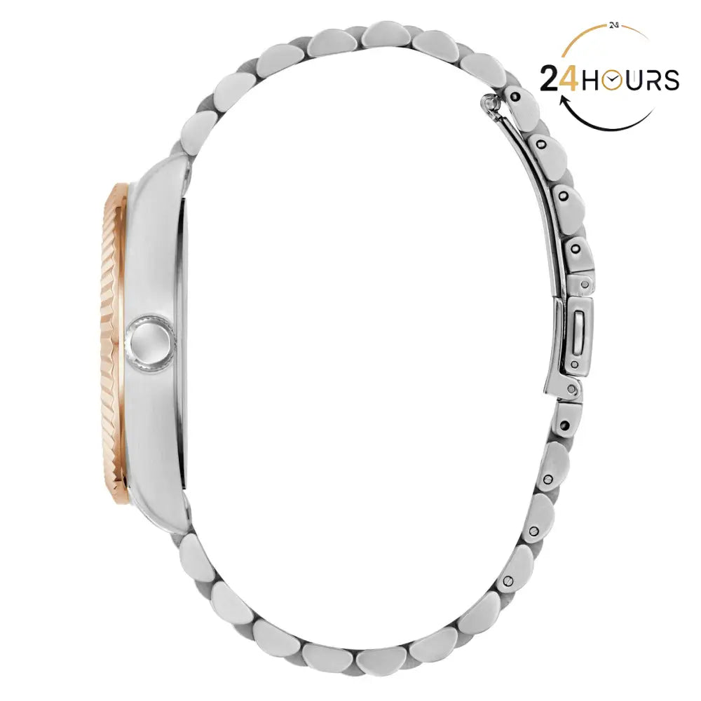 Montre Guess Jaden bleue ronde à quartz pour homme GW0977G5