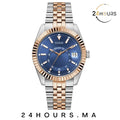 Montre Guess Jaden bleue ronde à quartz pour homme GW0977G5