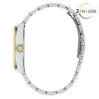 Montre Guess Luna blanche à cadran rond à quartz analogique pour femme
