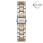 Montre Guess Mist rouge à cadran rond analogique à quartz pour femme