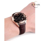 Montre homme Boss en cuir 1513093