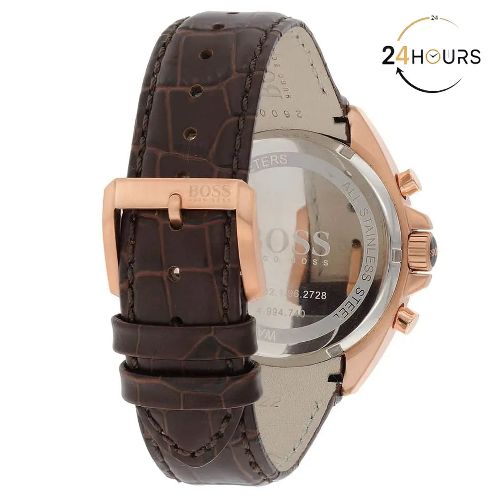 Montre homme Boss en cuir 1513093