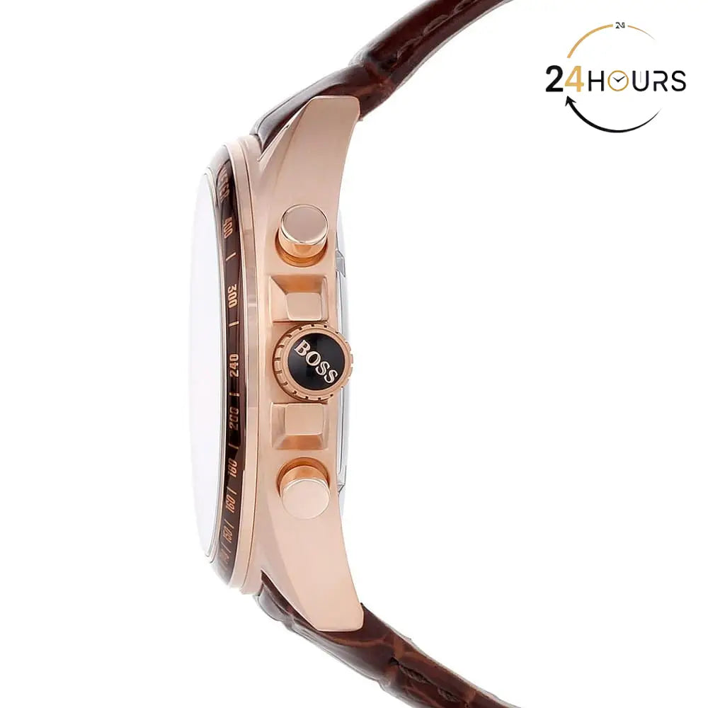 Montre homme Boss en cuir 1513093