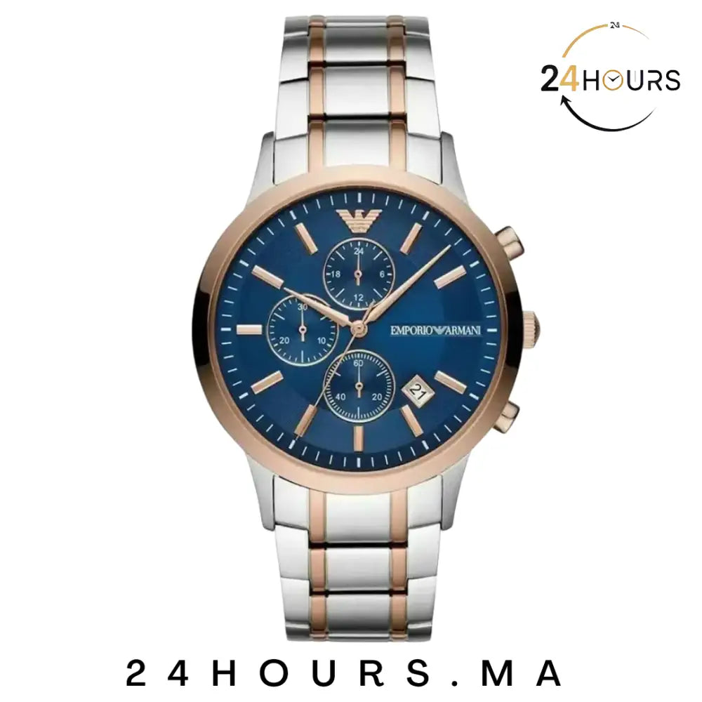 Montre homme Emporio Armani Renato coffret AR80025