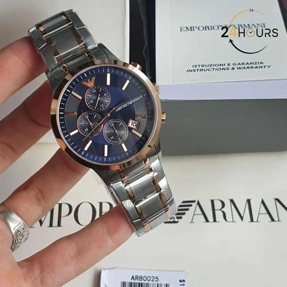 Montre homme Emporio Armani Renato coffret AR80025