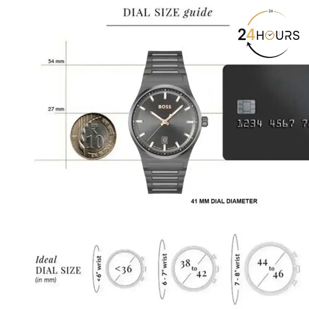 Montre homme Hugo Boss Candor 1514078 originale
