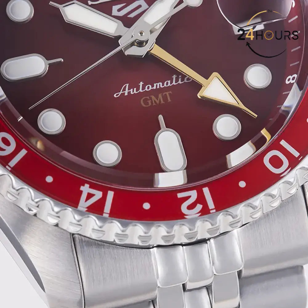 Montre homme Seiko 5 Sports GMT Thong Sia Rouge Édition Limitée | SSK031K1