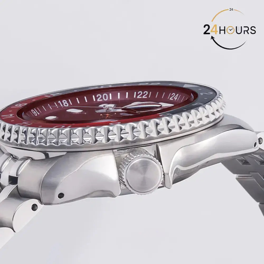 Montre homme Seiko 5 Sports GMT Thong Sia Rouge Édition Limitée | SSK031K1