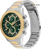 Montre Homme Tommy Hilfiger Clark 1792079 cadran vert bracelet acier