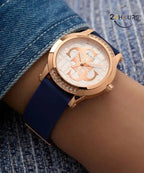 Montres Guess Annette pour femme. Silicone Bleu GW0860L2