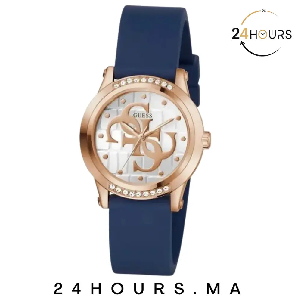 Montres Guess Annette pour femme. Silicone Bleu GW0860L2