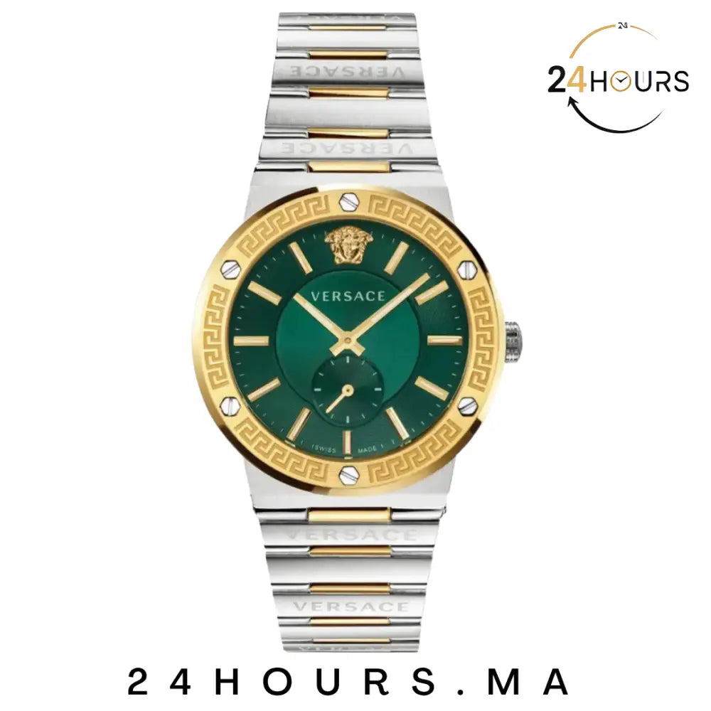 Versace Greca Two-Tone Green Ref: vevi00420